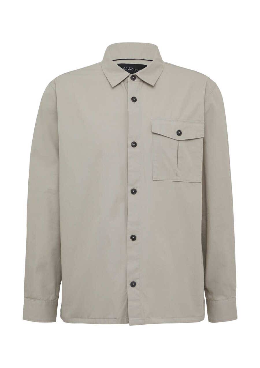 

Рубашка на пуговицах Comfort fit s.Oliver BLACK LABEL, песочный