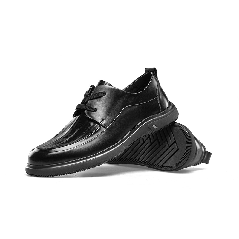 KANGNAI Мужские повседневные кроссовки Low Top черные, цвет Black — фото 4