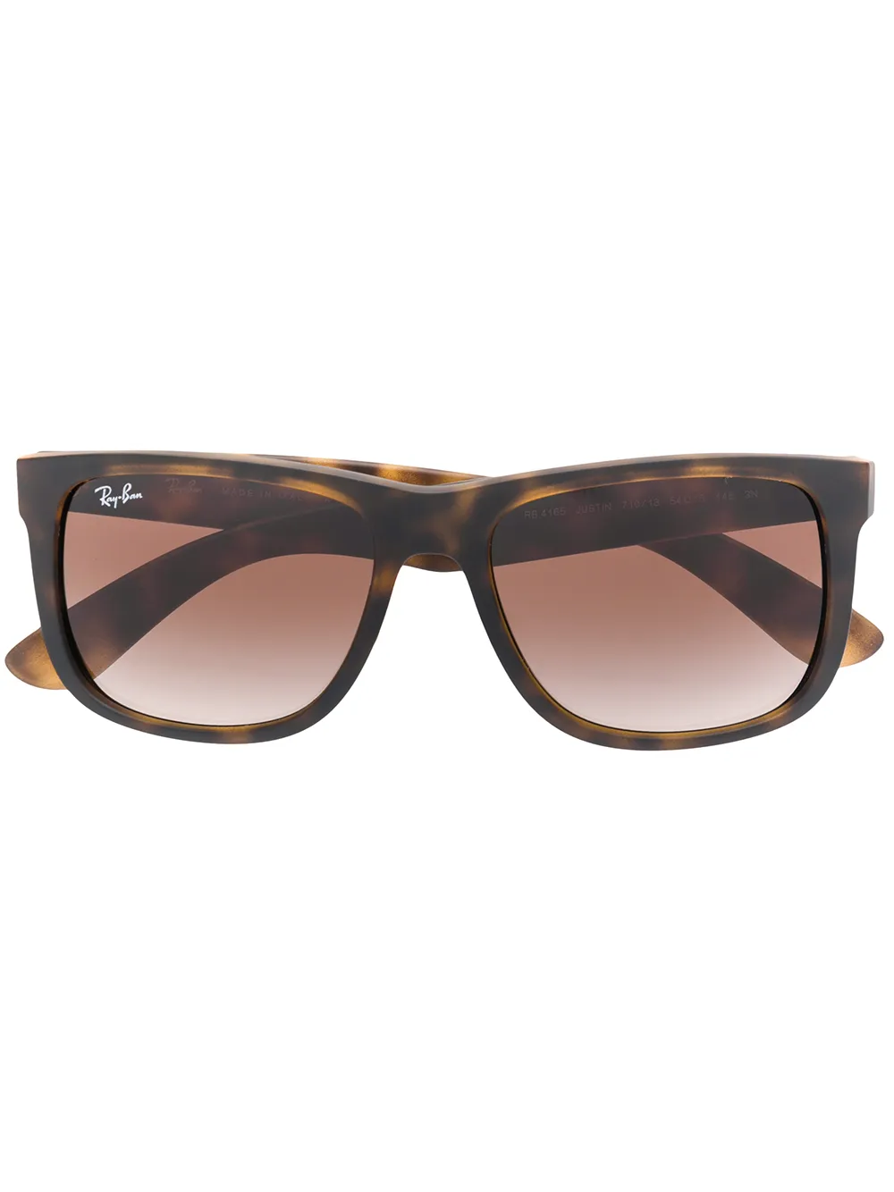 

Солнцезащитные очки черепаховой расцветки Ray-Ban, коричневый