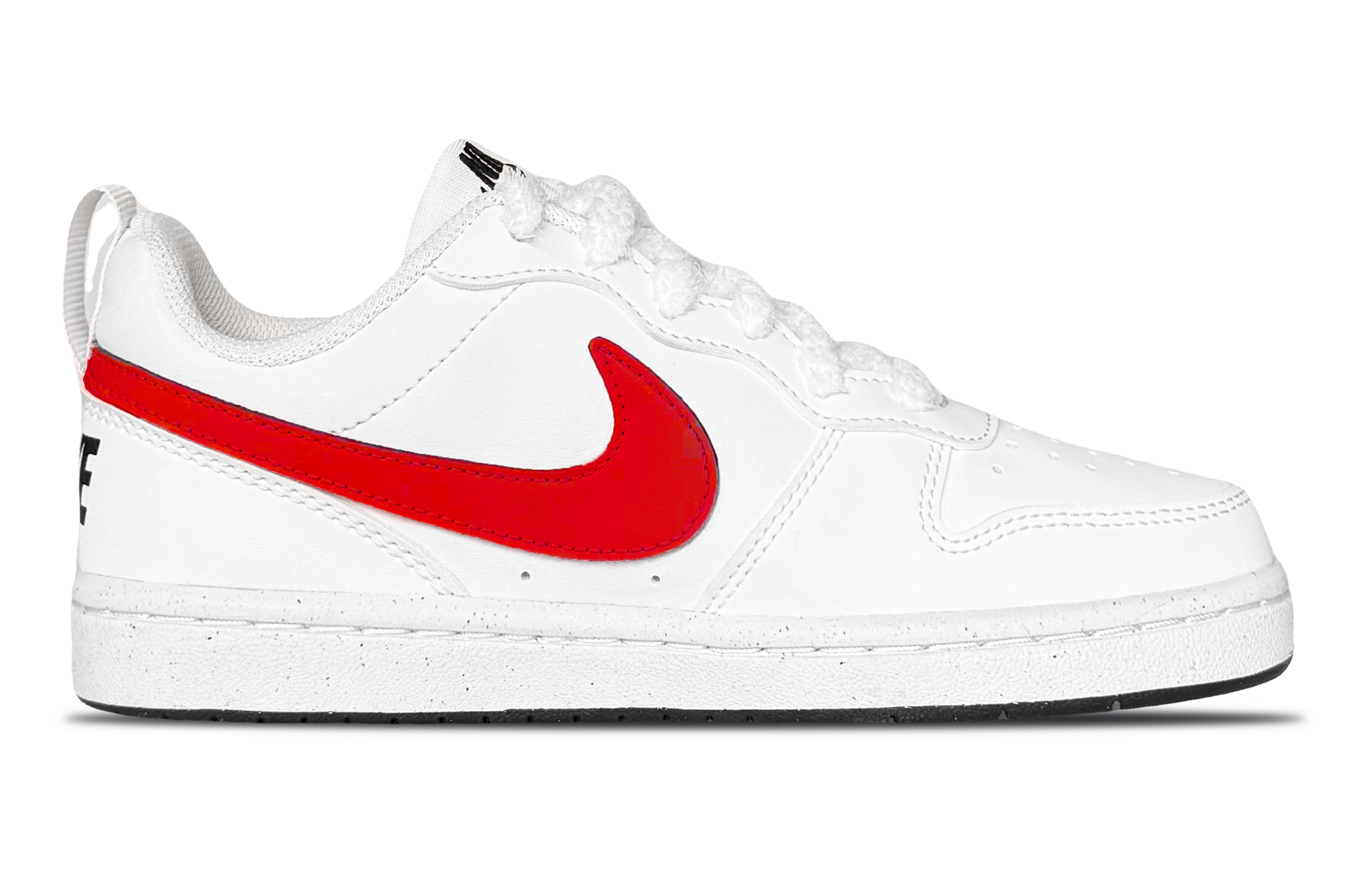 Nike Court Borough Red Plum Candy Low top Kids' Skateboarding Shoes Red Teenagers — фото 3
