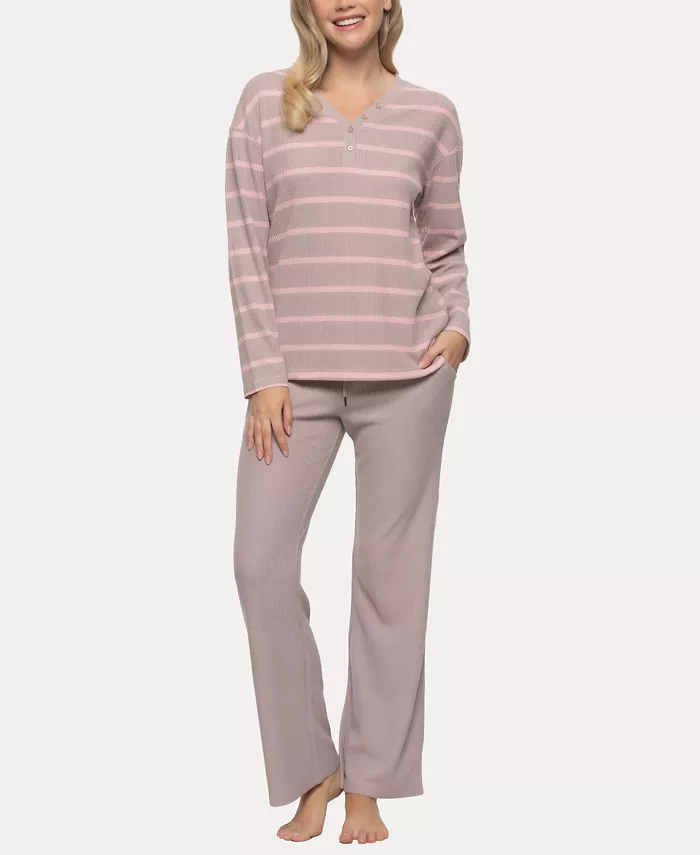 

Женский комплект Jolie с V-образным вырезом и брюками Felina, фиолетовый