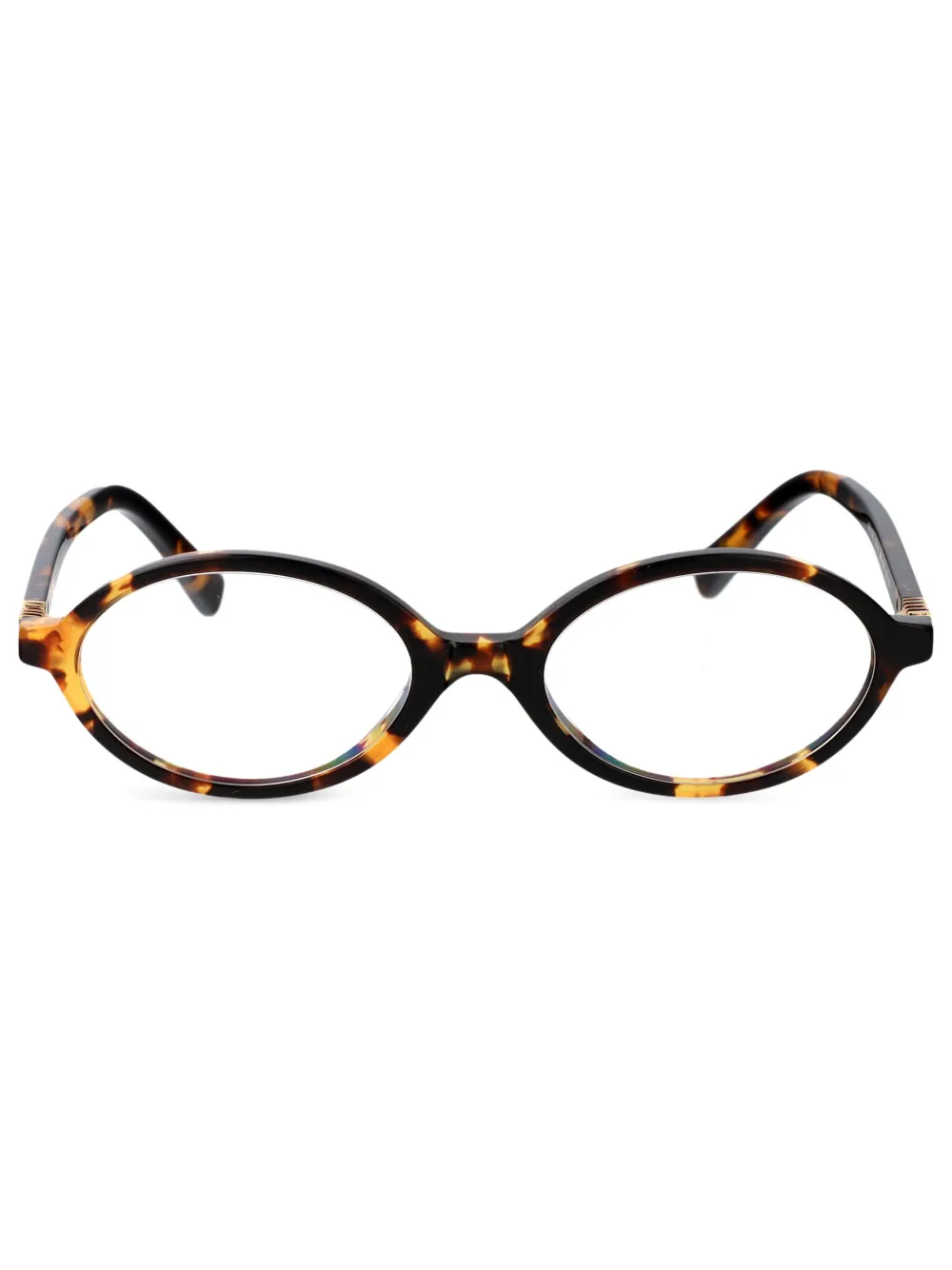 

Очки в круглой оправе Miu Miu Eyewear, коричневый