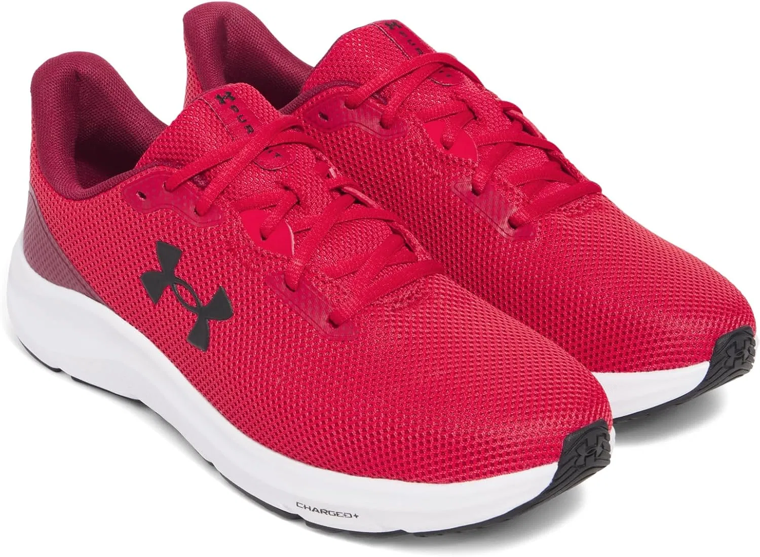 Кроссовки Under Armour Charged Pursuit 4 для мужчин, черный/красный — фото 4