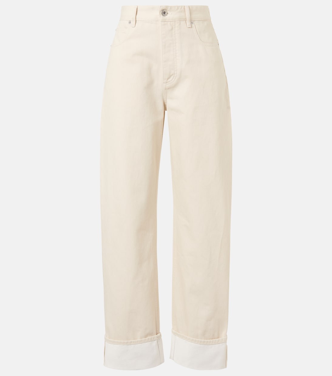 

Широкие джинсы Bottega Veneta, Pale Meringue