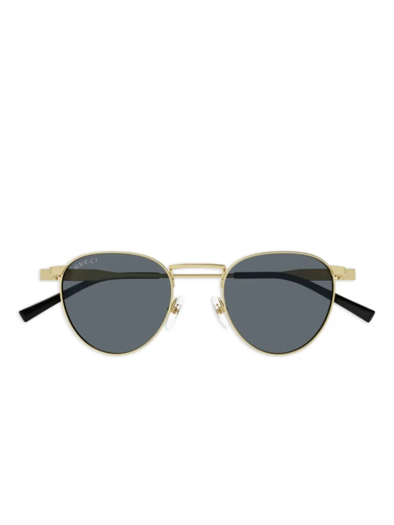 

Gucci Eyewear Signature Web солнцезащитные очки, золотой