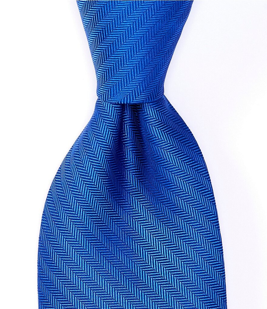 

Roundtree & Yorke Solid Narrow 3 1/8 Шелковый галстук, синий