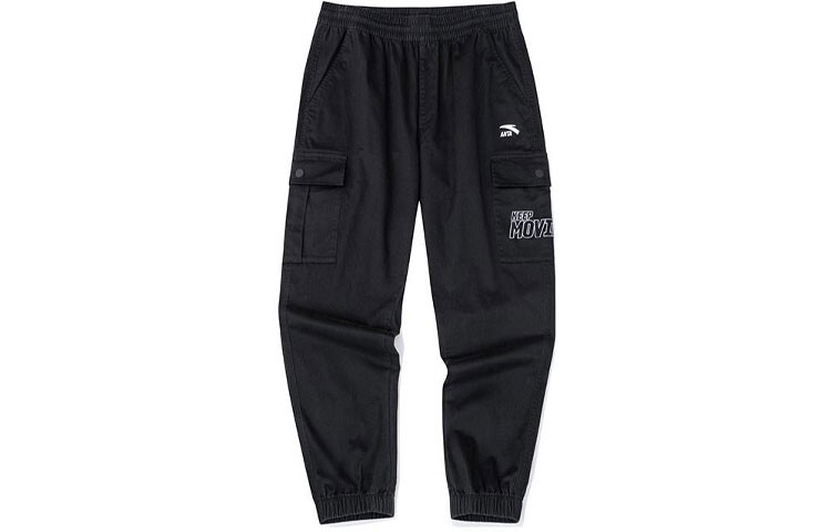 

Трикотажные спортивные штаны мужские черные Anta, черный