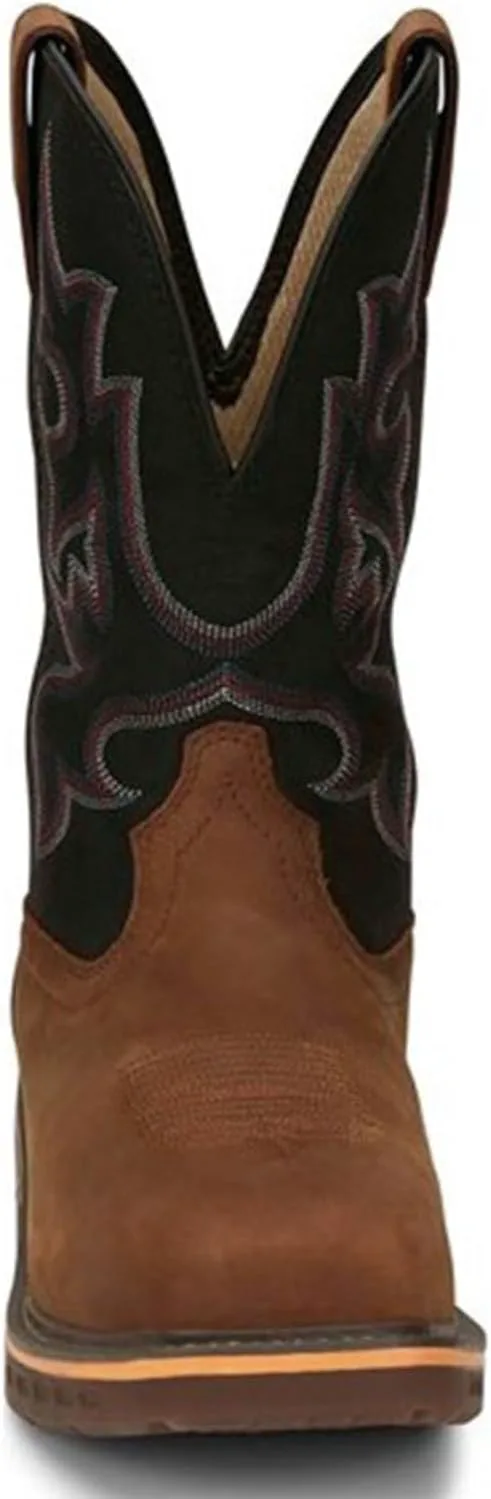 

Мужские рабочие ботинки Justin Boots CR4007 Resistor 11" водонепроницаемые, черный