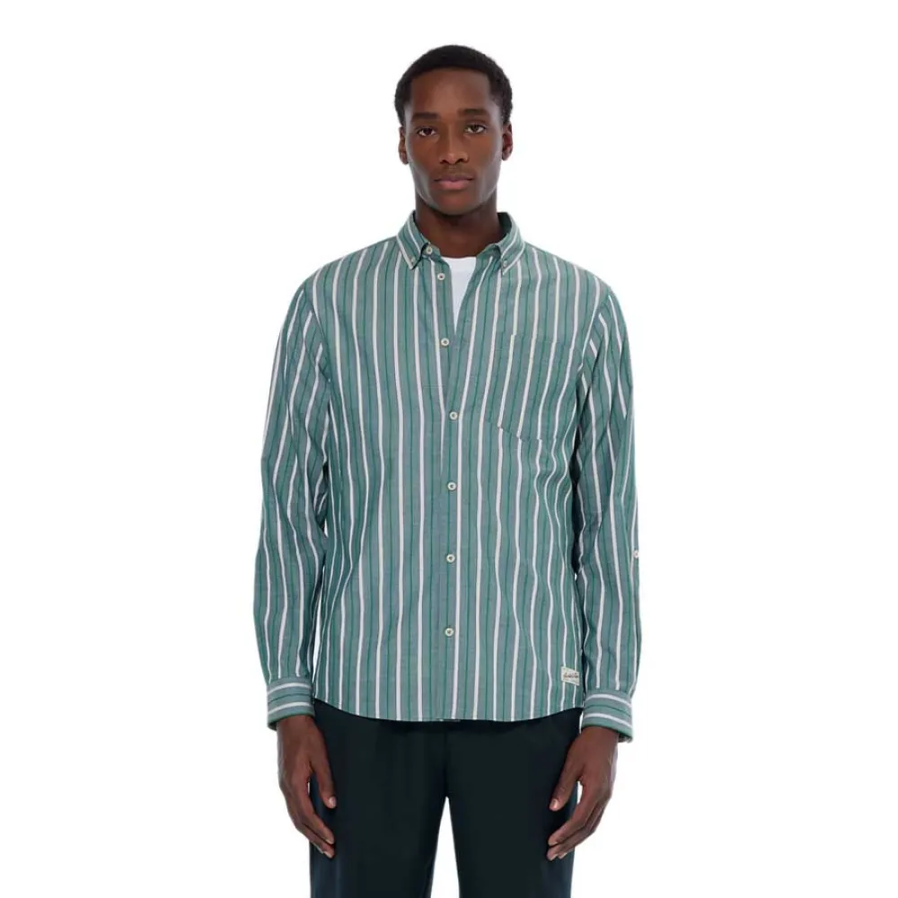 

Рубашка Scotch & Soda Dobby Regular Fit, зеленый