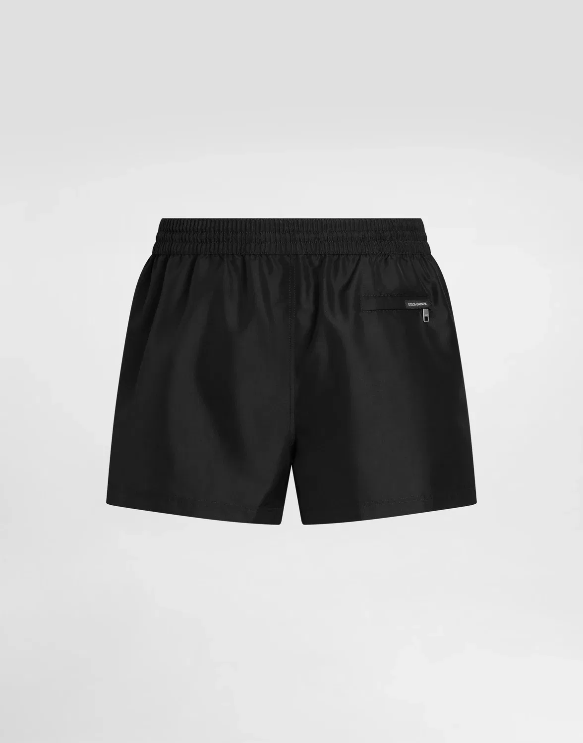 Холщовые плавательные шорты-боксеры Dolce & Gabbana, черный — фото 2