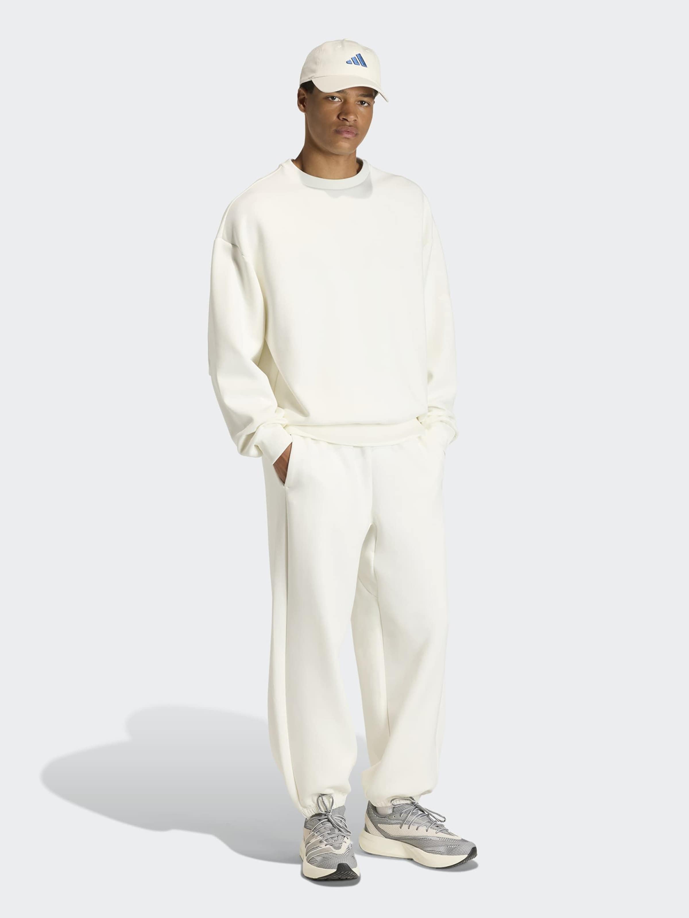 Adidas Sportswear Спортивный свитшот 'Soft Lux' в цвете Off White — фото 2