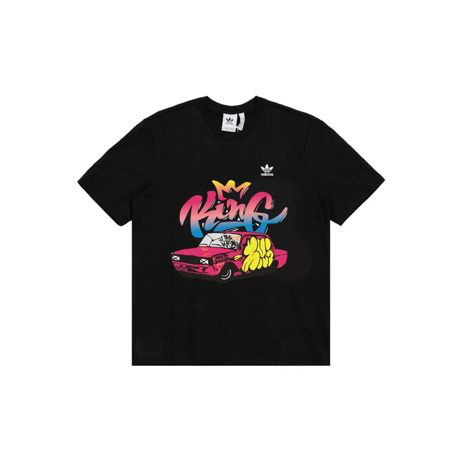 

Футболка унисекс черная Adidas Originals, черный
