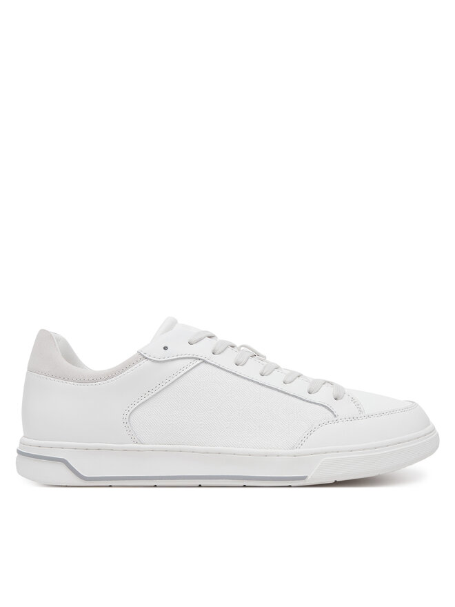 

Кроссовки Low Top Lace Up Lth Mono HM0HM01756 Calvin Klein, белый