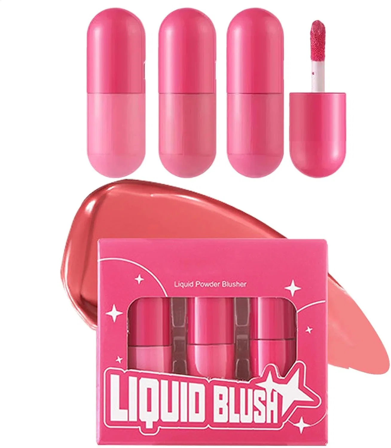 Жидкие румяна для щек Glow