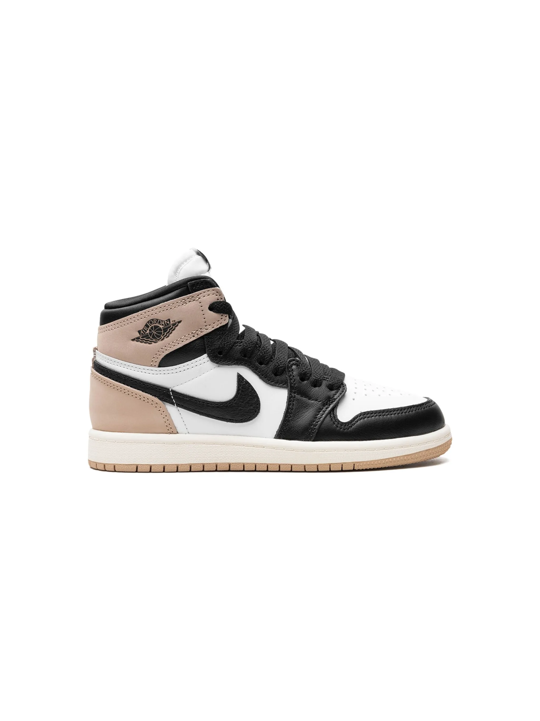 Кроссовки Air Jordan 1 Retro High OG Latte Jordan Kids, белый — фото 2