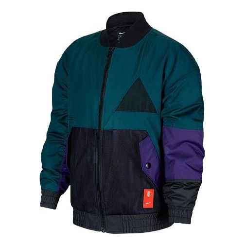 

Куртка (GS) Nike Colorblock Long Sleeves logo Jacket Boy Blue CU8921-300