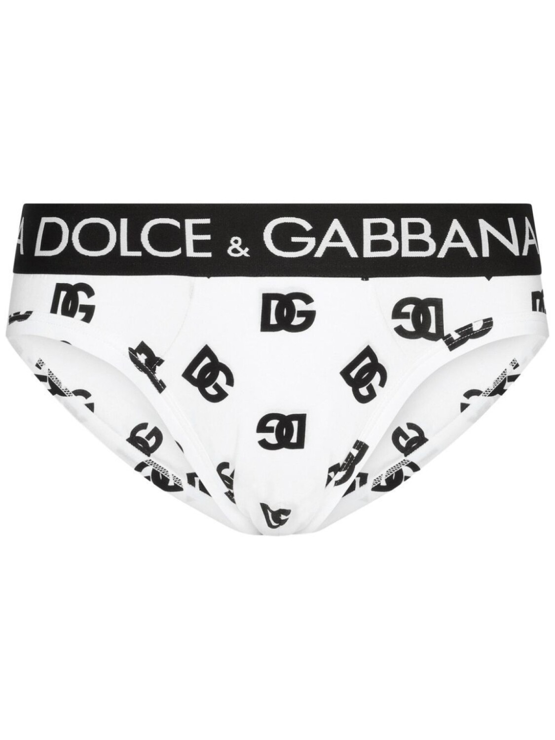 

Dolce & Gabbana трусы-брифы из джерси с логотипом DG, белый