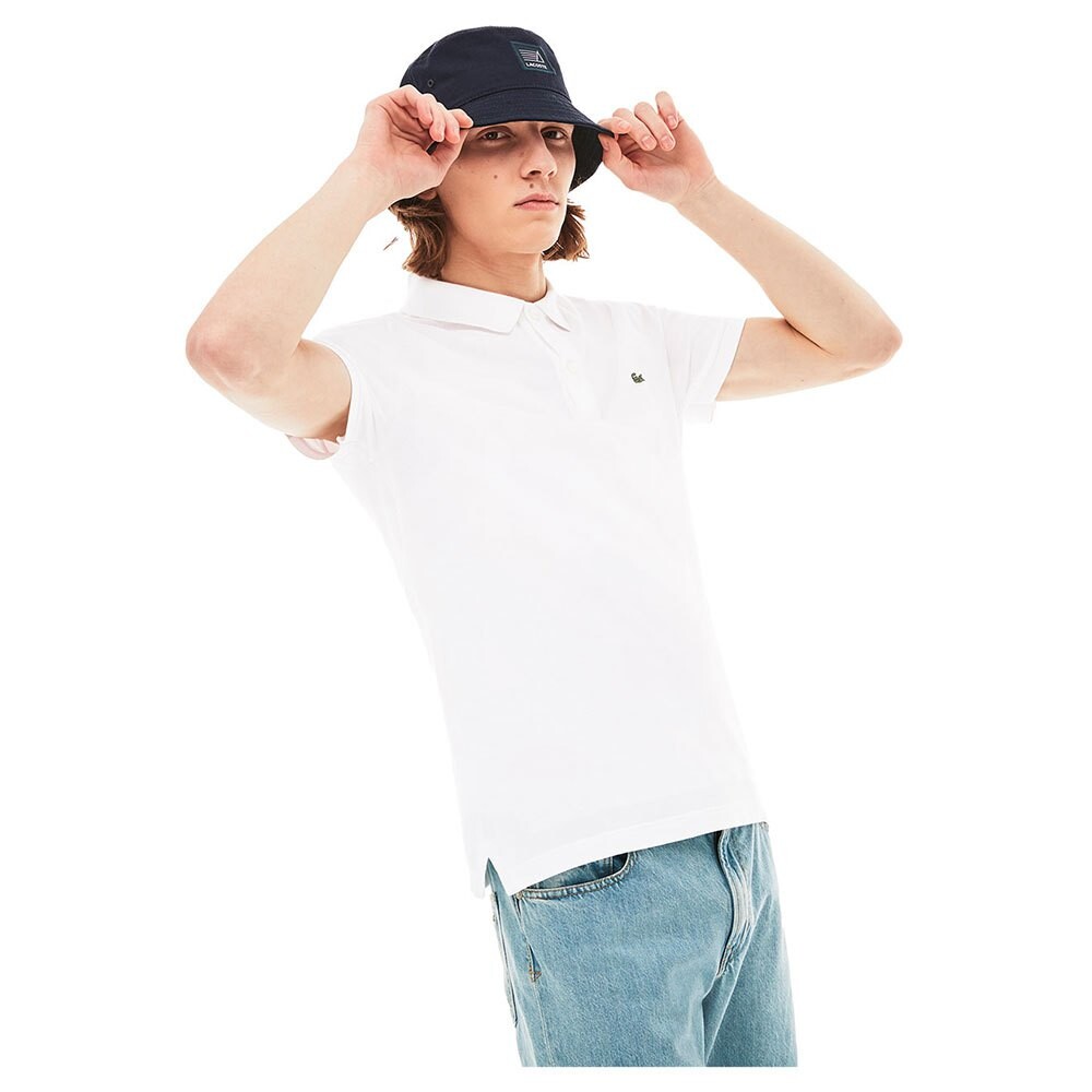 

Поло с коротким рукавом Lacoste Slim Fit Petit Piqué, белый
