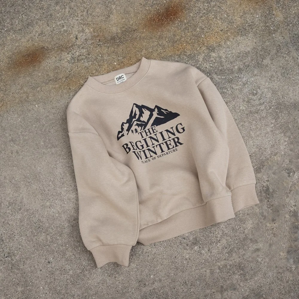 Свитшот с различными графическими принтами Branshes, 10_Beige