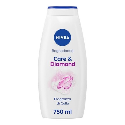 

Гель для душа NIVEA Care & Diamond 750 мл - Обогащен витаминами C, E и питательными маслами с цветочным ароматом каллы