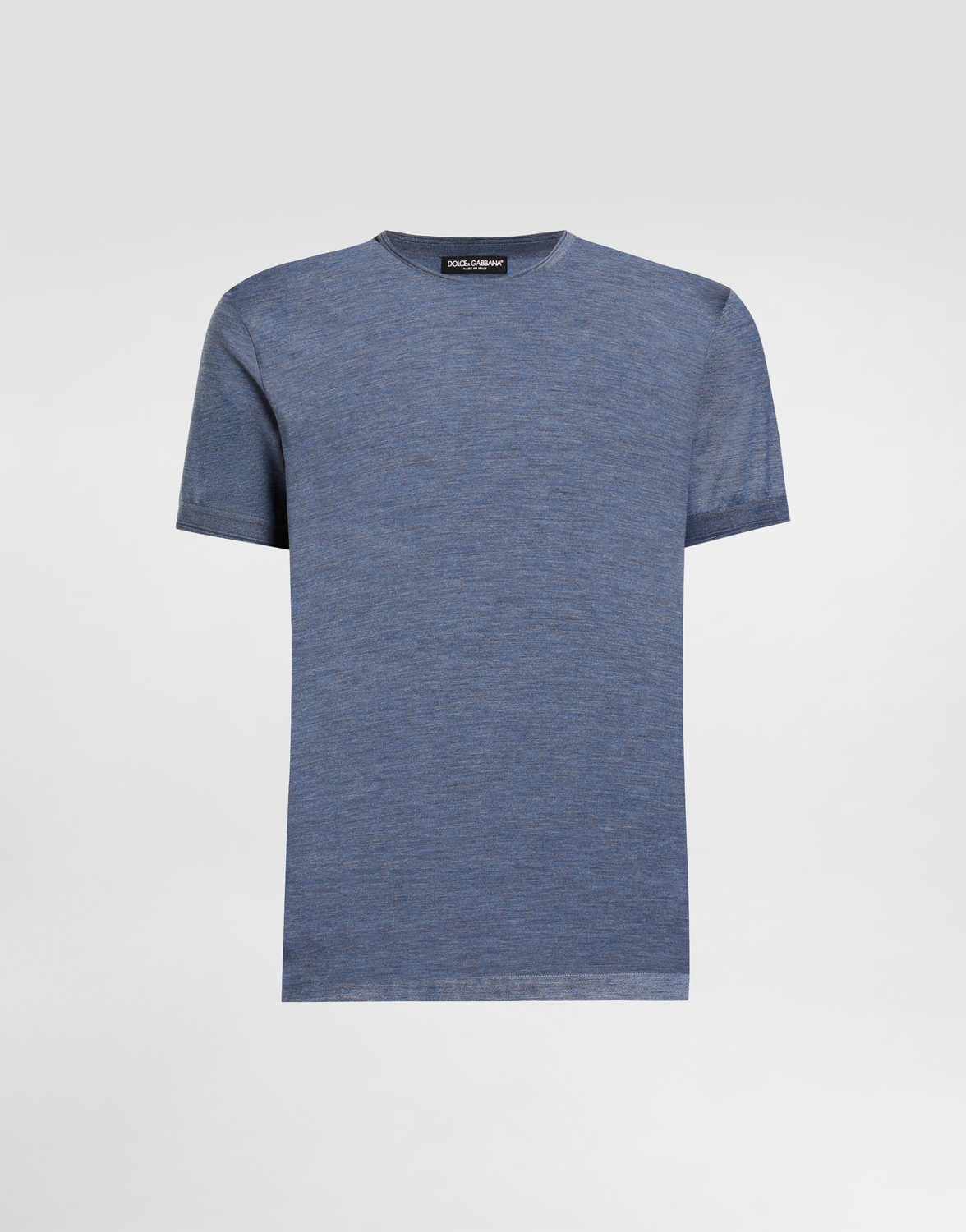 

Шелковая футболка DOLCE & GABBANA, серый