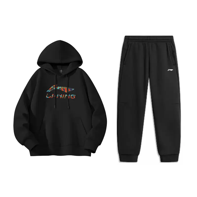 

LINING Повседневная спортивная одежда Unisex Black+Black