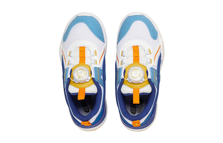 Кроссовки LINING YOUNG Kids Lifestyle Shoes Kids Low-top Standard White / Xinjiang Blue / Vision Blue — фото 3