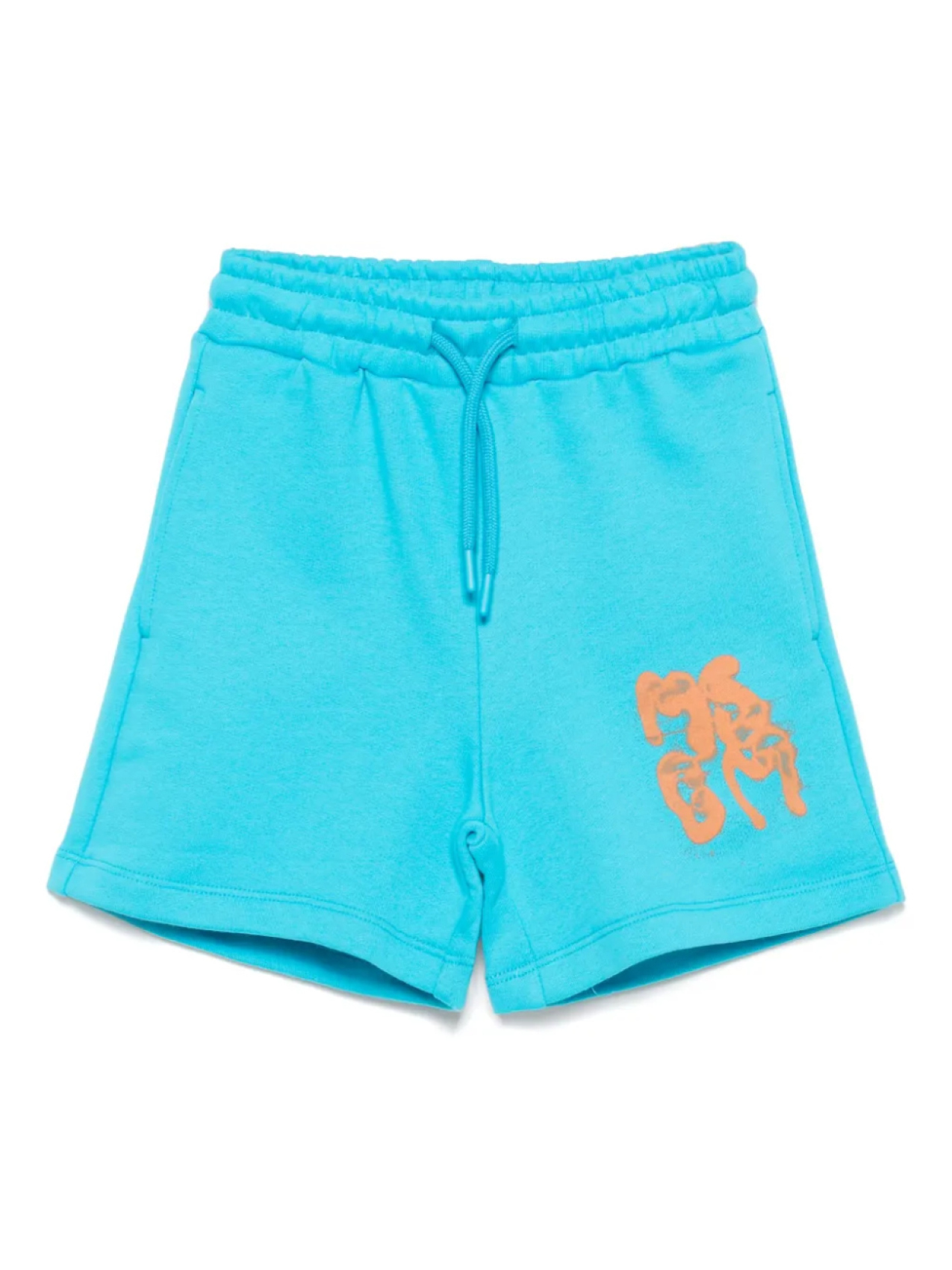 

Спортивные шорты с логотипом MSGM Kids, синий
