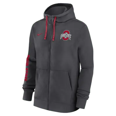 

Худи Nike Ohio State Buckeyes Sideline Team Issue, цвет Anthracite