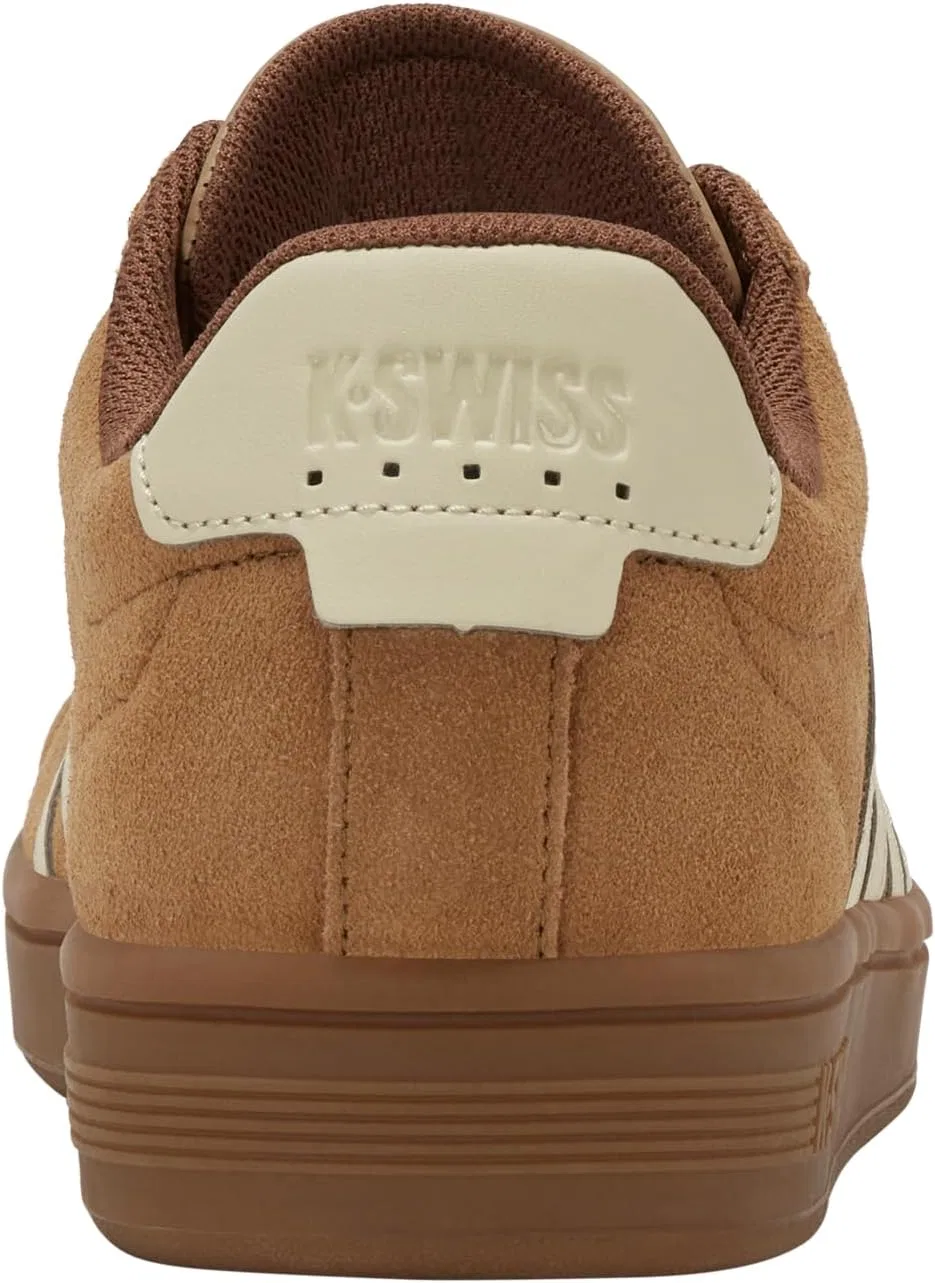 Кроссовки K-Swiss Court Tiebreak II SDE Herren Leder Schuhe 09492-275 коричневый — фото 4