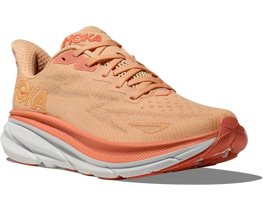 

Кроссовки Hoka Clifton 9, цвет Cantaloupe/White