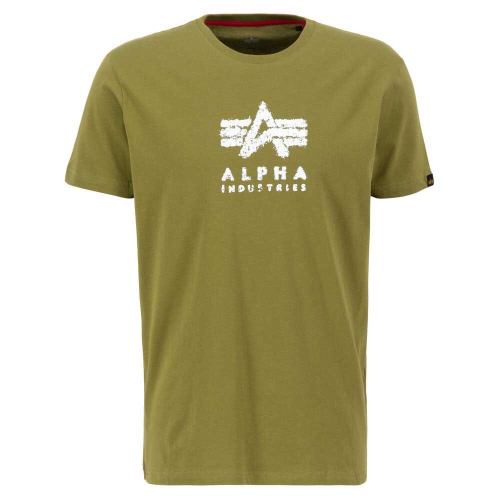 

Футболка с коротким рукавом Alpha Industries Grunge Logo T, зеленый