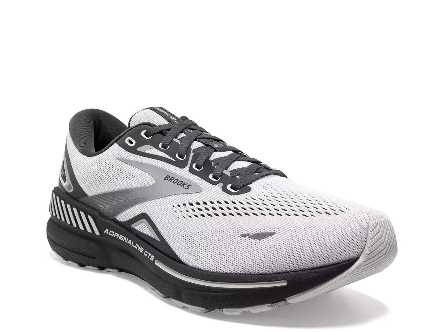 

Кроссовки для бега Brooks Adrenaline GTS 23 — мужские, светло-серые/черные