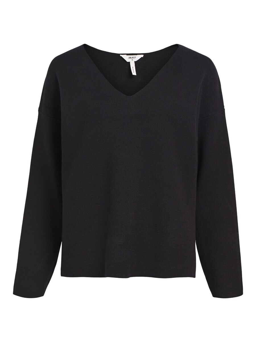 

Базовый свитер OBJECT Sweater OBJReynard, черный