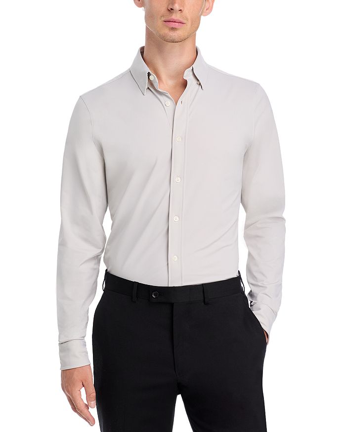 

Комфортная рубашка Commuter Slim Fit Rhone, серый