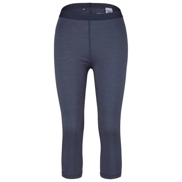 

Женские брюки 3/4 из шерсти мериноса 180 г. Stoic, синий