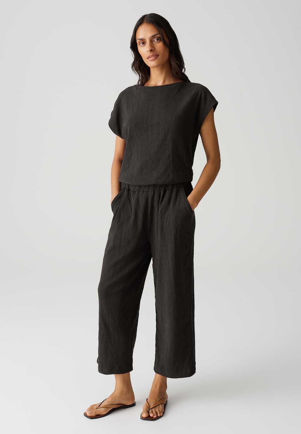 

Комбинезон MID RISE CROPPED WIDE FIT OPUS, коричневый