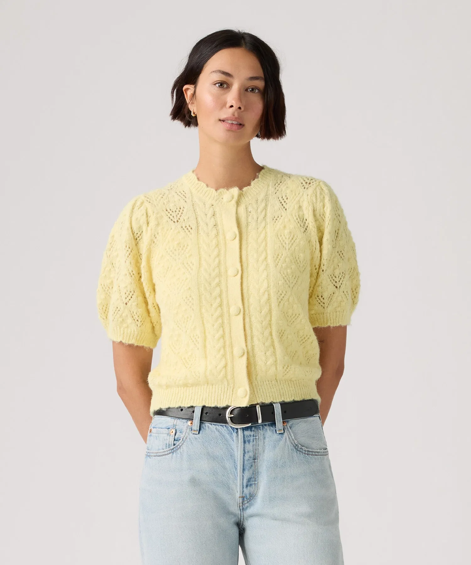 Кардиган с коротким рукавом Levi's Pauline Pointelle