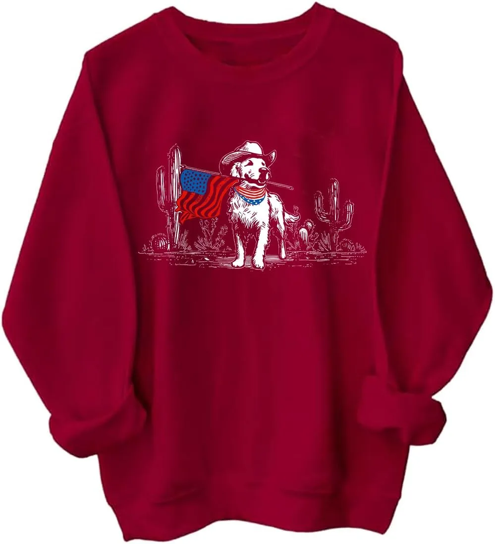 

Свитшут American Pride Pooch с капюшоном в стиле вестерн
