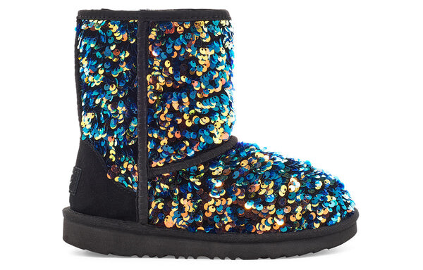 Кроссовки классические ii звездные пайетки Ugg, черный — фото 2