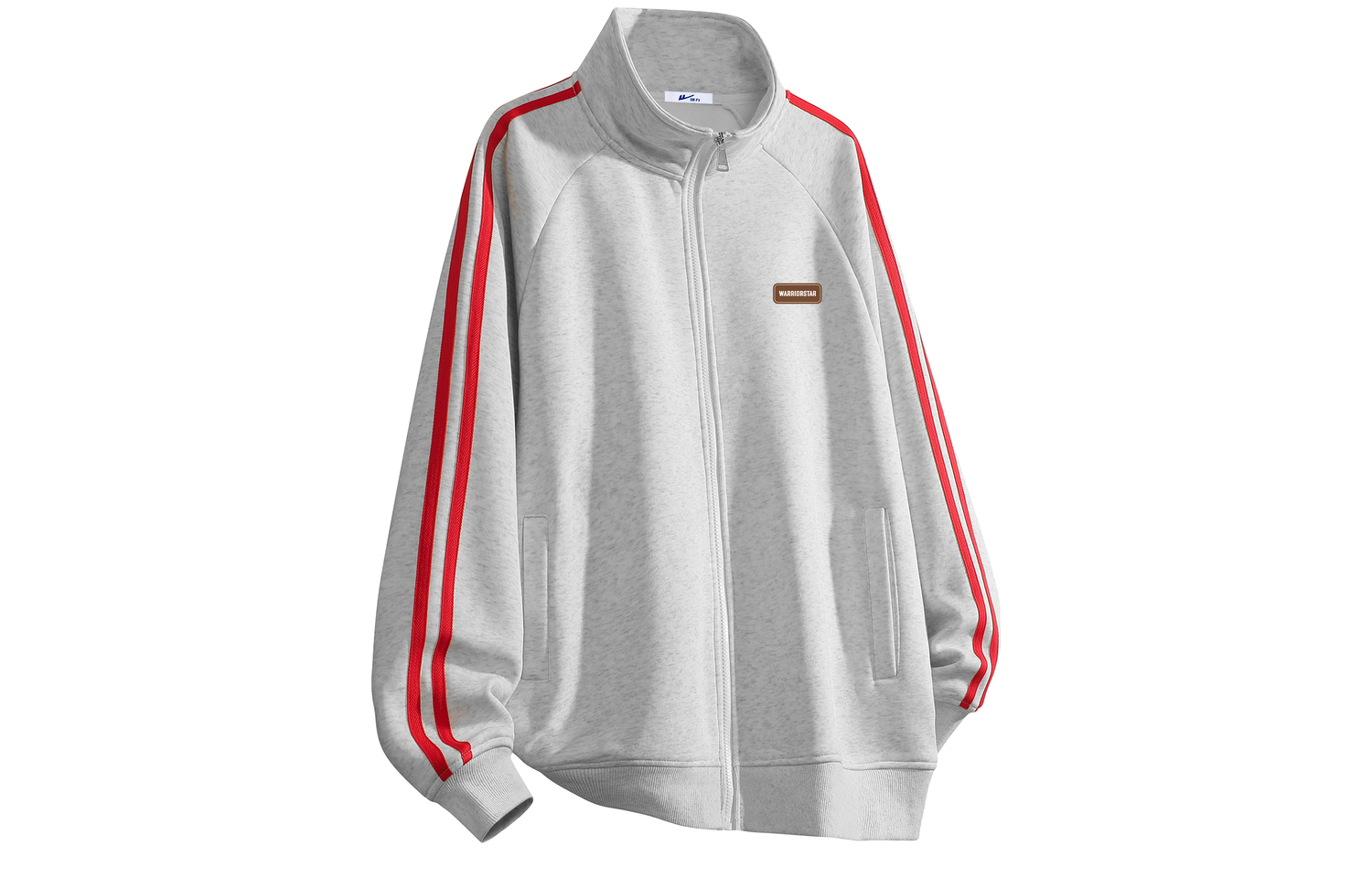 

Свитшот для мужчин и женщин WARRIOR, heather серый[free diy badge]