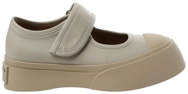 Кожаные туфли Marni Wmns Pablo Mary Jane, коричневый