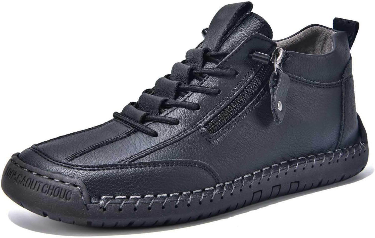 

Мужские повседневные кожаные туфли Мода Удобные слипоны Лоферы Легкие прогулочные и водительские туфли на каждый день Generic, черный