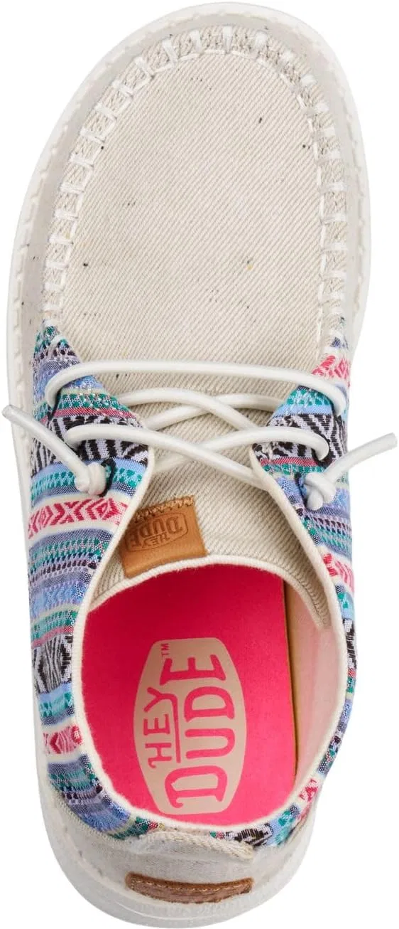 Туфли HEYDUDE Unisex - Erwachsene Wendy Mid Y Boho Crafted, Hellgrau/Mehrfarbig — фото 2