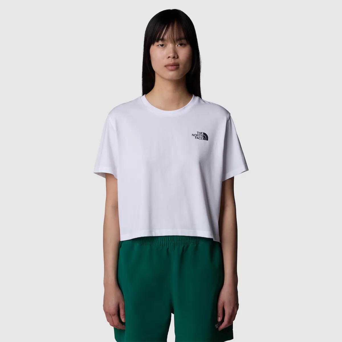 

Футболка укороченная женская The North Face Simple Dome, белый