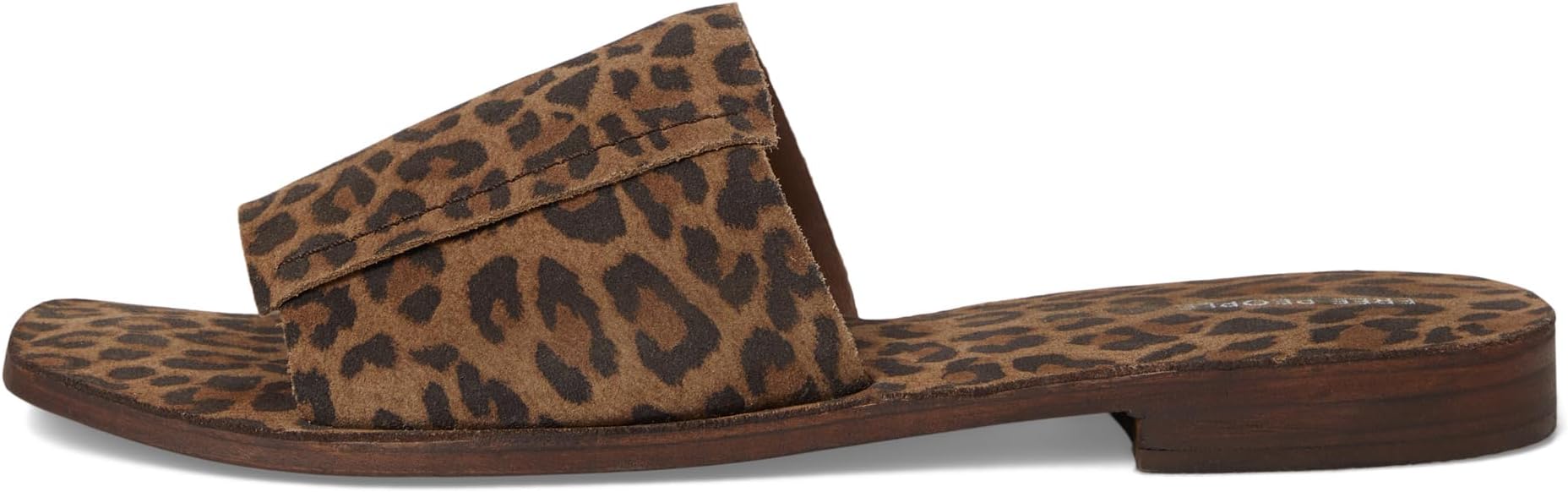 Сандалии Free People Verona Slide Sandals, цвет Chestnut Leopard — фото 4