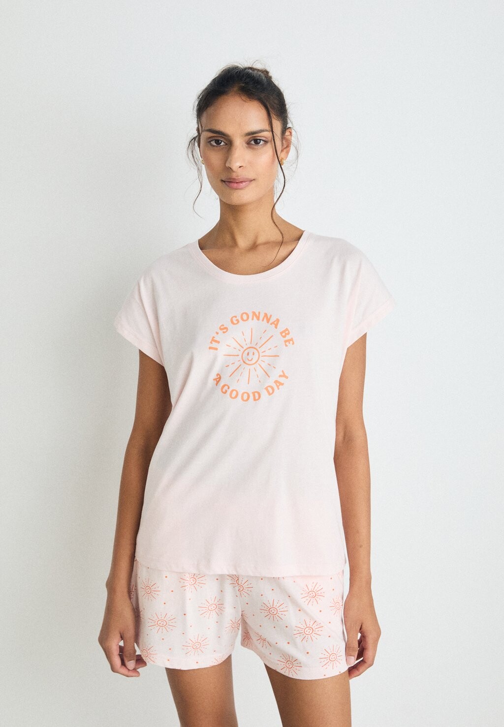 

Пижама VD MOON SMILE SHORTY LASCANA, розовый