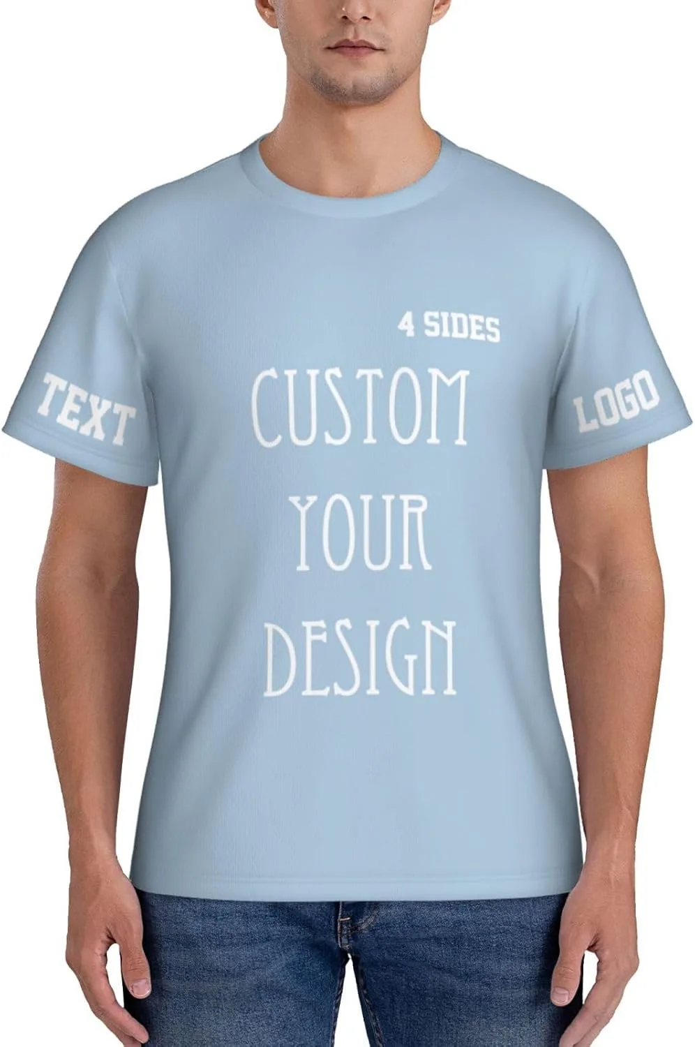 

Футболка Custom T Shirts 4-Side Printable с логотипом
