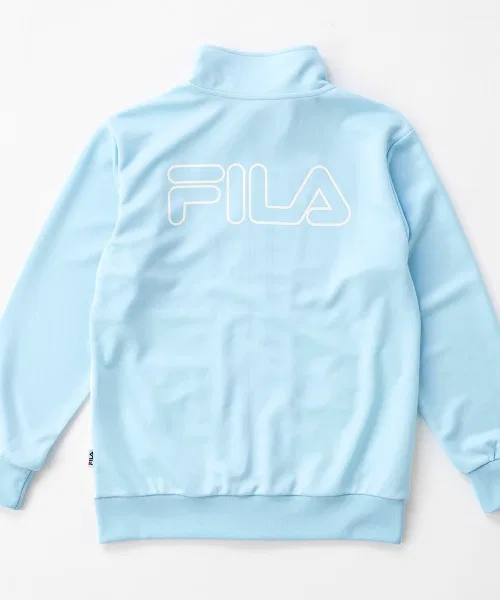 Детский спортивный костюм FILA из двух предметов, саксо-голубой — фото 3