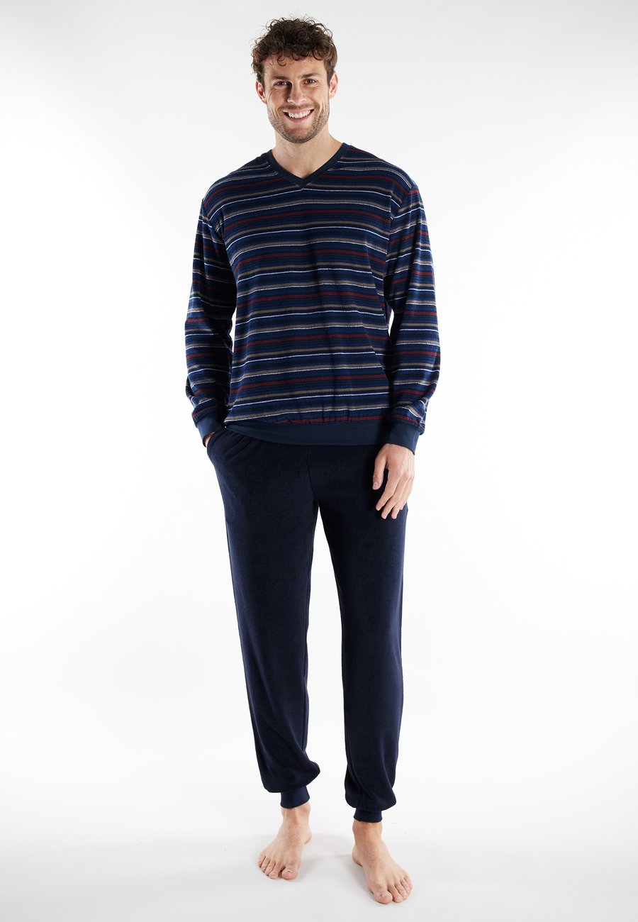 

Пижамный комплект Götzburg SET, Blau Mittel Ringel/Blue